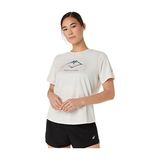 Asics Fujıtraıl Logo Ss Top Kadın Koşu Tişörtü 2012D432-100 Krem