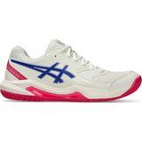 Asics Gel-Dedicate 8 Kadın White/Guava Tenis Ayakkabısı 1042A237-105 - Beyaz - Mavi