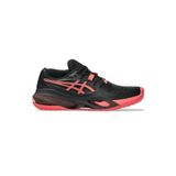 Asics Gel Resolution X Kadın Siyah Kırmızı Tenis Ayakkabısı, 38 EU, numeric_38