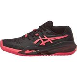 Asics Gel Resolution x Kadın Siyah Kırmızı Tenis Ayakkabısı