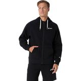 Asics Logo Fleece Full-Zip Erkek Siyah Koşu Ceket 2031F325-001