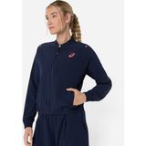 Asics Match Jacket Kadın Lacivert Ceket 2042A421-400 - XS