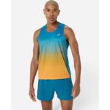 Asics Road Fade Singlet Erkek Mavi Atlet 2011D522-400