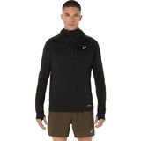 Asics Road Winter Ls Hoodie Erkek Siyah Beyaz Sweatshirt 2011D359-001 - M - Siyah - Beyaz