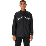 Asics Siyah Erkek Hakim Yaka Regular Fit Desenli Zip Ceket 2011C875-001LITE-SHOW JACKET