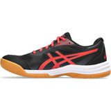 Asics Upcourt 5 Siyah-Kırmızı Spor Ayakkabı Erkekler İçin Hafif ve Esnek Taban Özelliğiyle
