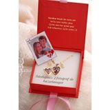 AŞIK ACCESSORIES Fotoğraflı Harfli Kutup Yıldızlı Çelik Kolye