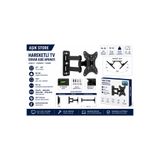 AŞIK STORE Hareketli TV Duvar Askı Aparatı 22-49 İnç 80 Kg Taşıma Kapasiteli 170° Döner VESA 200x200 Çift Kollu LCD LED Plazma TV Askısı