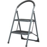Asil 2 Basamaklı Katlanır Merdiven | Kaymaz Geniş Basamaklı Ev & Mutfak Tipi | 150 kg Kapasiteli Emniyetli
