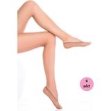 Asil Acar Home 6 Adet Microfiber Suba Kadın Babet Çorap Ten 57 - Standart - Çok Renkli