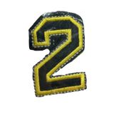 Asil Acar Home Aplike Ütü İle Yapışan 2 Rakamı Arma 2x4 cm