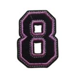 Asil Acar Home Aplike Ütü İle Yapışan 8 Rakamı Arma 3x4 cm