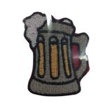 Asil Acar Home Aplike Ütü İle Yapışan Bira Bardağı Arma 3x3 cm