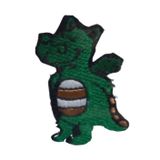Asil Acar Home Aplike Ütü İle Yapışan Dinazor Yeşil Arma 2,5x4 cm