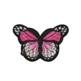 Asil Acar Home Aplike Ütü İle Yapışan Kelebek Pembe Arma 7x5 cm