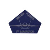 Asil Acar Home Aplike Ütü İle Yapışan Mission Planner Lacivert Arma 6 cm