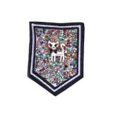 Asil Acar Home Aplike Ütü İle Yapışan Taşlı Kedi Arma 5 cm