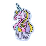 Asil Acar Home Aplike Ütü İle Yapışan Unicorn Pembe Arma 5x4 cm