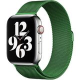 Asil Acar Home Apple Watch 38MM Metal Mıknatıslı Kordon (Saat Değildir) - Yeşil - Çok Renkli