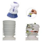 Asil Acar Home Deterjan Hazneli Bulaşık Fırçası ALK-397 - 10 x 10 cm