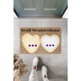 Asil Acar Home Dijital Baskı Kişiye Özel İç Kapı Dekorasyon Paspas PS11217