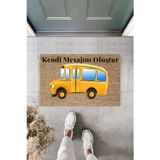 Asil Acar Home Dijital Baskı Kişiye Özel İç Kapı Dekorasyon Paspas PS11218