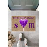 Asil Acar Home Dijital Baskı Kişiye Özel İç Kapı Dekorasyon Paspas PS11230