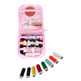Asil Acar Home İplik Set Fermuarlı Plastik Dikiş Seti Pembe