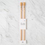 Asil Acar Home La Mia Whitewood 12 mm 36 cm Ahşap Örgü Şişi