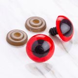 Asil Acar Home Loren 20 mm Kırmızı 5 Çift Amigurumi Göz