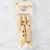 Asil Acar Home Loren Crafts 8'li Ahşap Çoban Düğme - 1003
