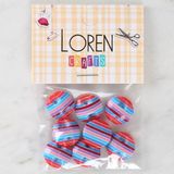 Asil Acar Home Loren Crafts 8'li Desenli Düğme - 1106