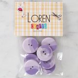 Asil Acar Home Loren Crafts 8'li Düğme Mor - 1136