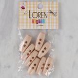 Asil Acar Home Loren Crafts pudra pembe 8 li çoban düğmesi - 69