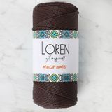 Asil Acar Home Loren Macrame Kahverengi El Örgü İpi - RM 0210 - 34338