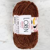 Asil Acar Home Loren Mery Kahverengi El Örgü İpi - M414 - 34320