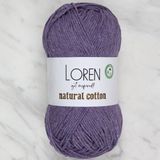 Asil Acar Home Loren Natural Cotton Mor El Örgü İpi - R093