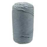 Asil Acar Home Makrome İpi 3 mm Polyester Gri Simli