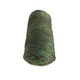 Asil Acar Home Makrome İpi 3mm Polyester Haki Simli