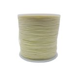 Asil Acar Home Paraşüt İpi, Bileklik-Kolye örgü ipi 1 mm 50 metre Krem
