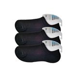 Asil Acar Home Siyah Erkek Görünmez Çorap 3 Çift - Standart - Çok Renkli