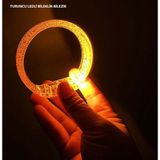 Asil Acar Home Turuncu Led Işıklı Baskı Yapılabilen Pilli Bileklik Bilezik
