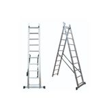 Asil Alüminyum 2 Parçalı Endüstriyel Merdiven 2x6 / 2x7 / 2x8 / 2x9 Basamak | EN131
