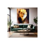 Asil Aslan Tablosu Kanvas Dijital Baskı Modern Tasarım Aslan Tablosu Salon Tablosu