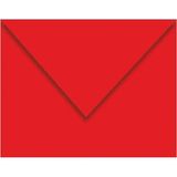 Asil Davetiye Zarfı 80 gr 13 x 18 cm Kırmızı 500 Adet