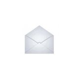 ASİL DOĞAN Mektup Zarfı - Para Zarfı - Takı Zarfı 11,4x16,2cm-100 Adet Beyaz (silikonlu) 70gr Kağıt