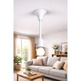 ASİL ELECTRİC Porselen Asma Duy Takımı Tij Takımı E27 E-27 Duy Muhafazalı Sarkıt Duy Tekli Avize