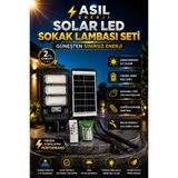 asil enerji 150 W 6500K Beyaz Solar Sokak Armatürü Güneş ışığı renginde