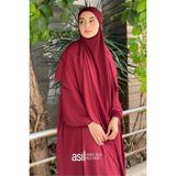 Asil Ferace Sufle Peçe Takım Bordo - Standart