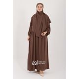 Asil Ferace Sufle Peçe Takım Camel - Kahve - S - Standart